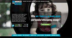 Desktop Screenshot of immunizeforgood.com